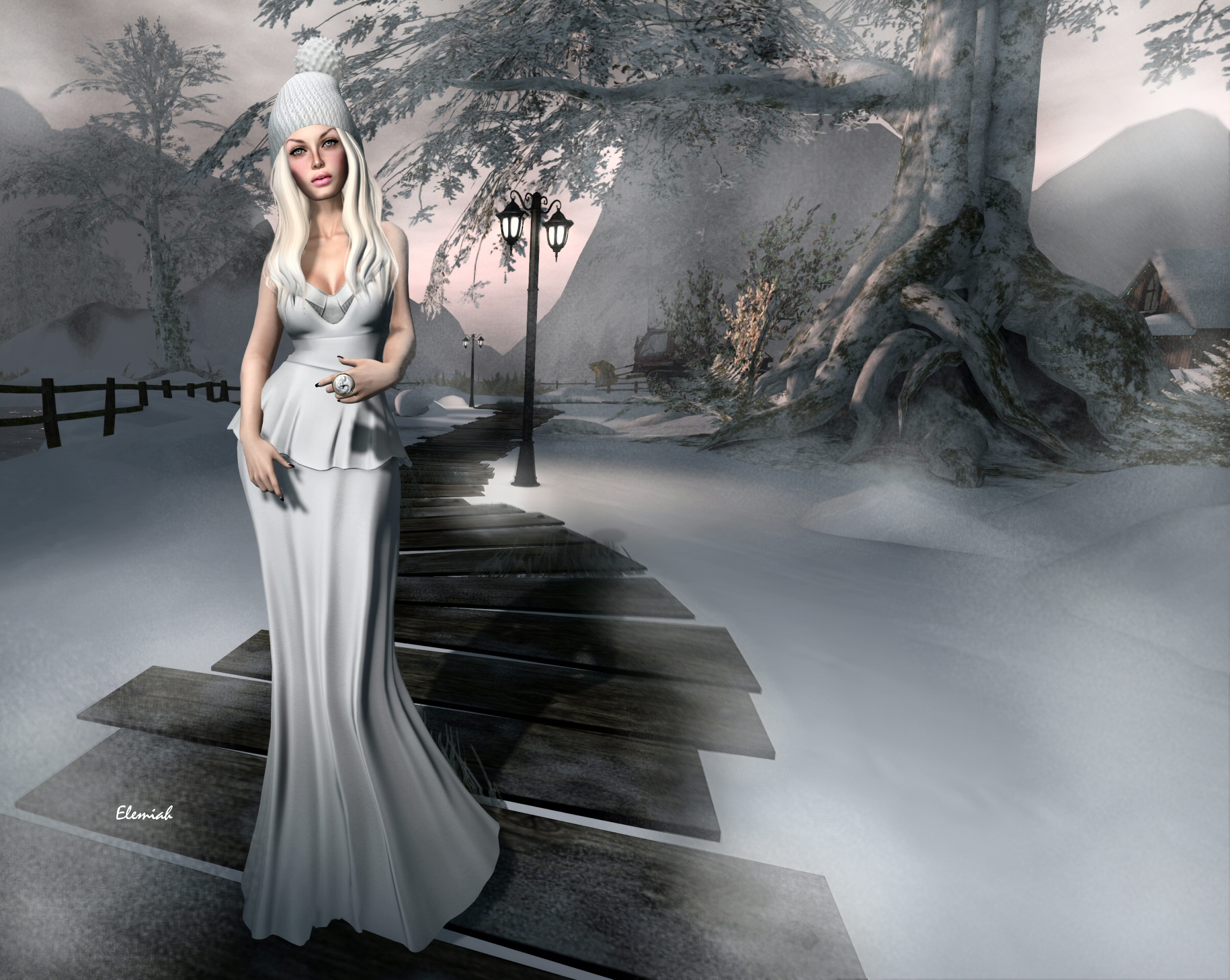 elemiah - the snow dress